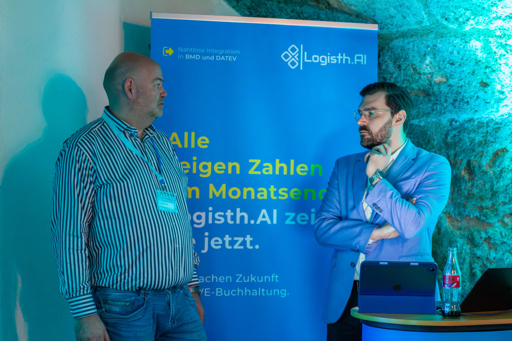 Logisth.AI Stammtisch 2026, Salzburg Stadt, B10 Location, Speaker: Hubertushof – Alexander Teckentrup